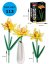 Gelber Krokus Klemmbausteine Set (113 Teile) – baubare Blume
