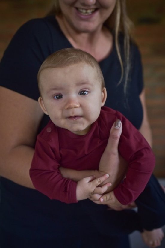 Body für Babys, weinrot - Größe: 98