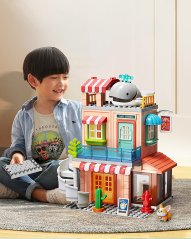 Stavebnice rodinný dům, 141 dílků, pro děti od 3 let