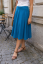 Damen- und Umstandsrock, midi Länge,Mirka,dunkeltürkis - Größe: M/L