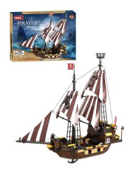 Pirátská stavebnice loď pro děti od 6 let – 509 dílků