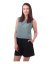 Linen women's shorts, black