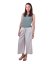 Cullotes-Leinenhose für Damen, grau - Größe: 46