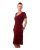 Stillkleid Thea, Kurzarm, weinrot