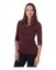 Nursing T-shirt Catherine, 3/4 sleeves – burgandy