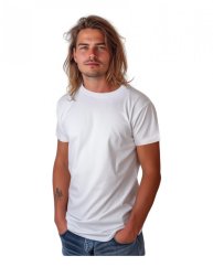 Herren T-shirt Marek, kurze Ärmel, weiß