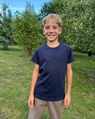 Dětské tričko, krátký rukáv, tmavě modré