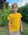 Children's T-shirt, short sleeve, mustard