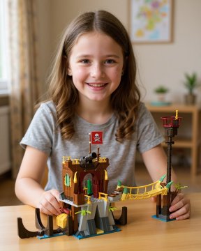Pirat-Klemmbausteine für Kinder ab 6 Jahren – Piraten, Schiffe, Schatzinsel und Abenteuer