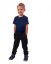 Dětské lehké funkční outdoor kalhoty, prodyšné, voděodolné, černé