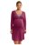 Maternity and breast-feeding nightdress Eva, cyclamen