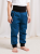 Children’s softshell pants with fleece – petrol blue