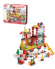 Große Bausteine große Feuerwehrstation, 173 Teile, ab 3 Jahren