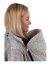 Babywearing sweater (front babywearing only) Elsa, grey melange - Size: XS