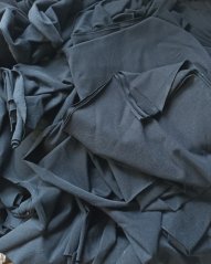 BLACK remnants of fabrics, cotton/elastane jersey 185gr/m2, 1 kg