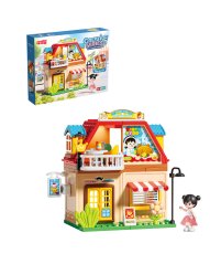 Large building blocks Bistro, 107 pieces, kids age 3+
