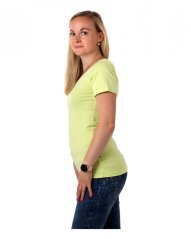 Dámske tričko Brigita, krátky rukáv, svetlo zelená