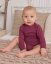 Baby bodysuit onesie, cyclamen - Size: 80