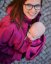 Babywearing softshell jacket Alice (front/back use) + MATERNITY INSERT, FUCHSIA - Size: S/M