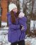 Zimní těhotenská a nosící bunda Zora, fialová