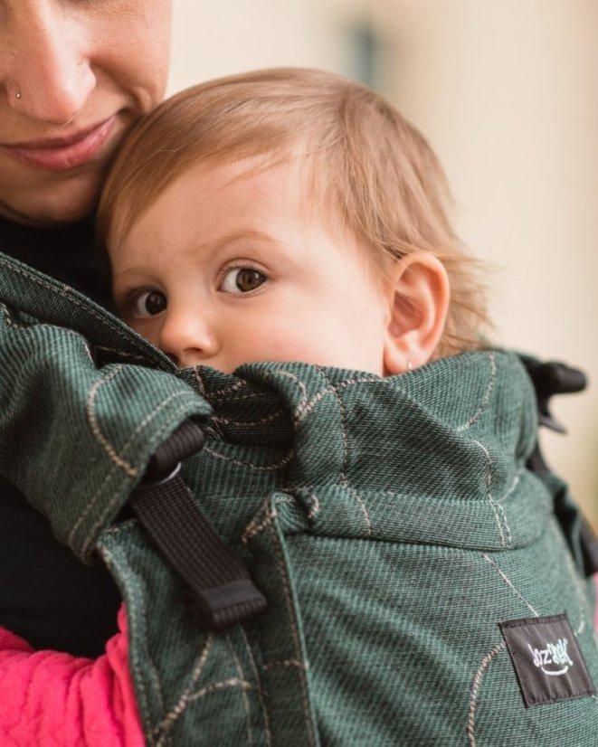 TESTER Nosítko pro novorozence NEWBORN, zelené