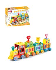 Stavebnice vláček s abecedou, 60 dílků, pro děti od 3 let