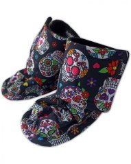 Softshell booties, fleece inside