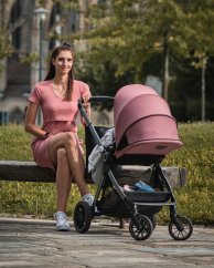 Stillkleid Thea, Kurzarm, altrosa