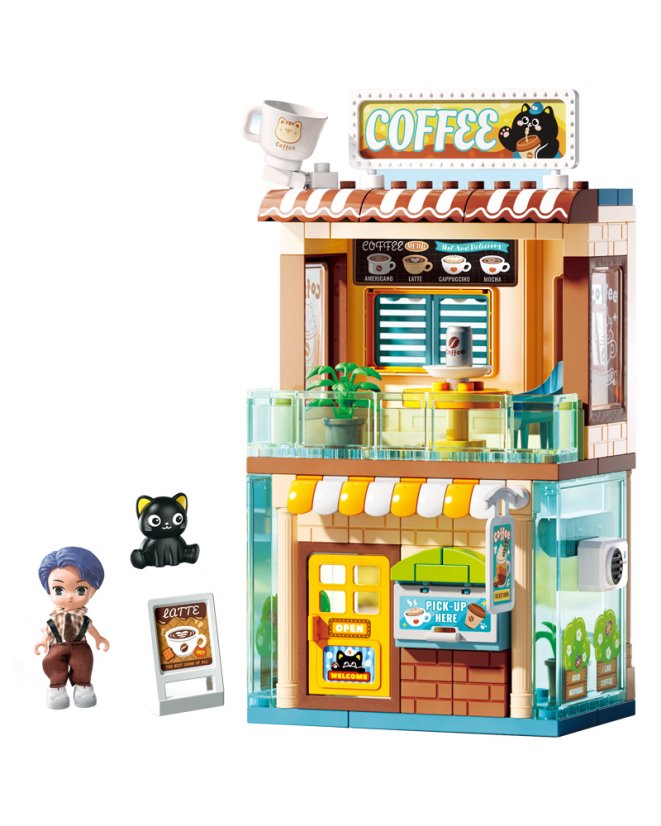 Stavebnice kavárna, 116 dílků, pro děti od 3 let