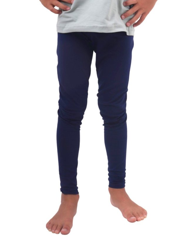 Detské legíny, tmavě modré - Veľkosť: 128