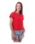 Crop top tričko Edita, červené - Velikost: S/M