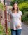 Maternity and breast-feeding tunic Anicka, GREY MELANGE