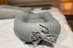 Baby nest, large, grey