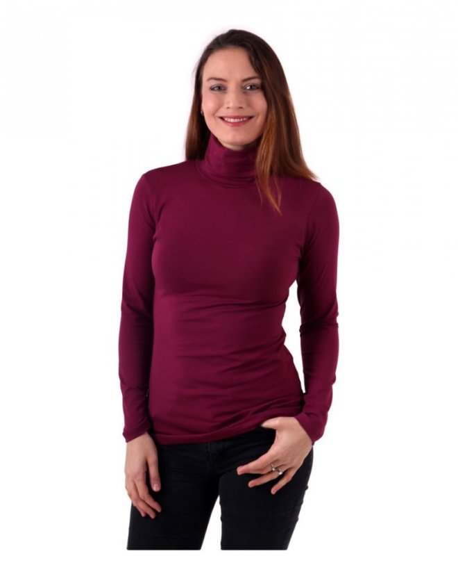 Dámský rolák Alena, cyklámen - Velikost: L/XL
