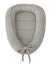 Baby nest for newborns – large MINKY design from birth, grey
