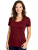 Stillshirt Katharina, kurzarm, weinrot