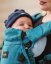 Ergonomische Babytrage für Neugeborene – türkis
