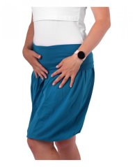 Maternity balloon skirt Sabina, DARK TURQUOISE