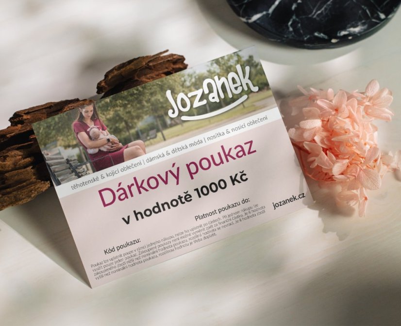 Dárkový poukaz v hodnotě 1000,-Kč