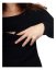 Nursing T-shirt Catherine, long sleeves – black - Size: XS/S