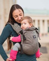 Nosítko pro novorozence NEWBORN, šedozelené