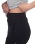 Damen elastische Softshellhose Agnes, schwarz, 36