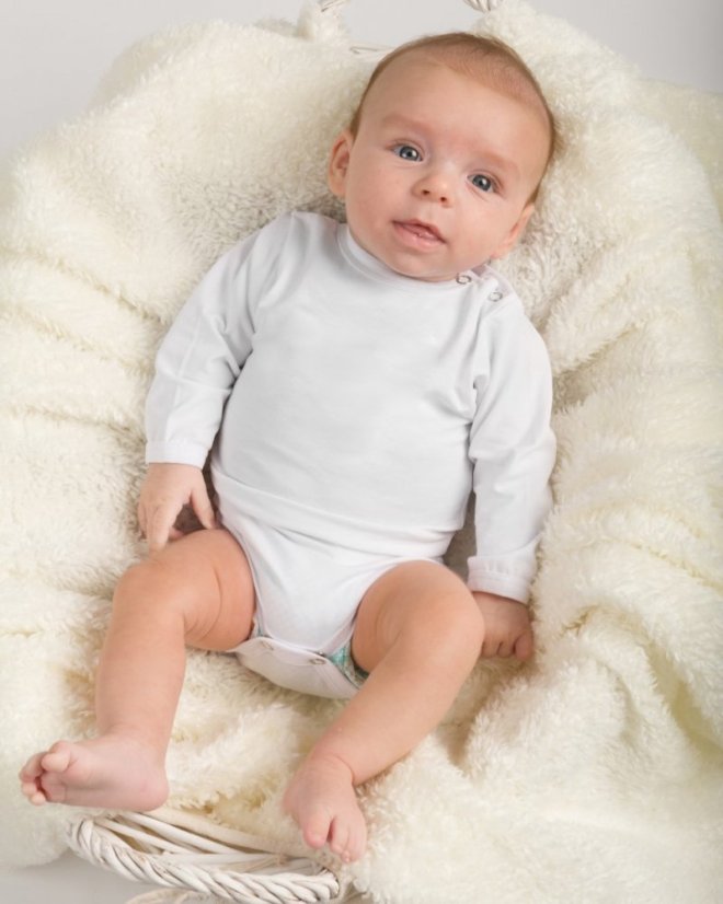 Body für Babys, weiβ - Größe: 56