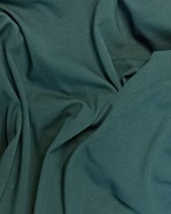 Cotton knit with elastane, 1 meter, 185gr/m2, bottle green