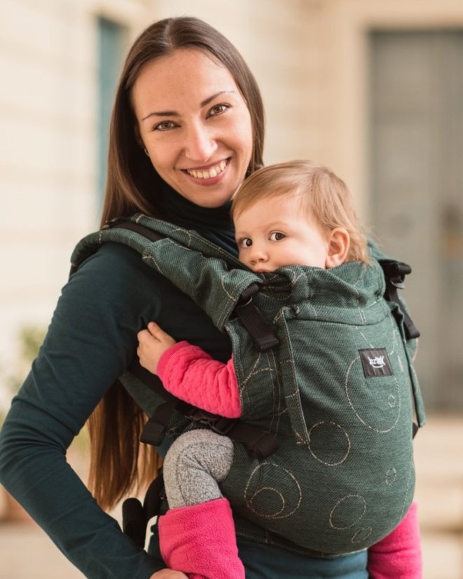 TESTER Nosítko pro novorozence NEWBORN, zelené