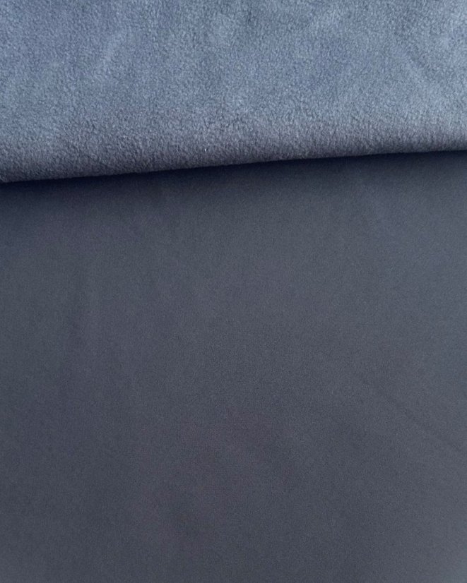 Zbytek metráže: Softshell zimní s fleecem, antracitový