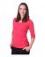 Nursing T-shirt Catherine, 3/4 sleeves – salmon pink