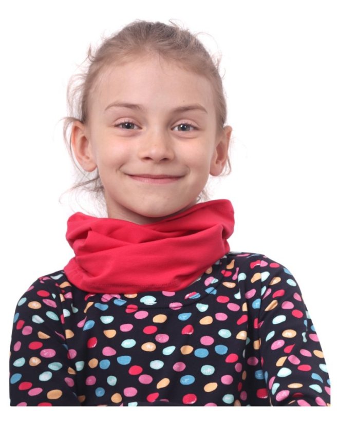 Kids’ neckband, salmon pink