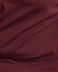 Cotton single Jersey with elastane, 1 meter, 185gr/m2, bordo