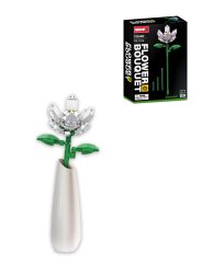 Jasmin Klemmbausteine-Blume (95 Teile) – baubare Blumenmodell